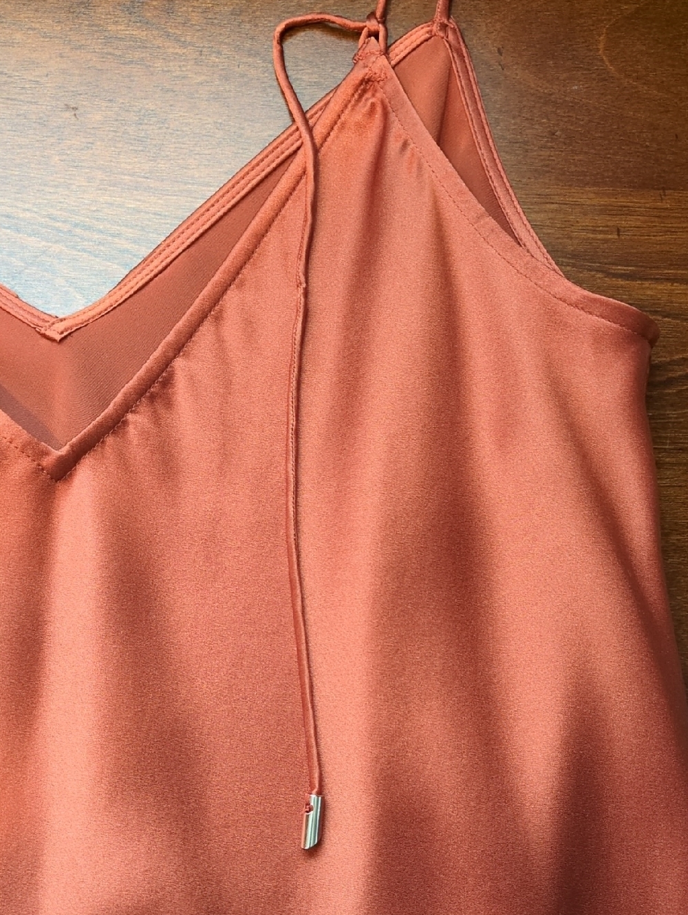 Paige Cicely Cami In Muted Clay Size XS - Picture 6 of 9